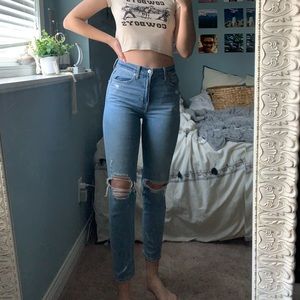 American Eagle mom jeans (not a duplicate)
